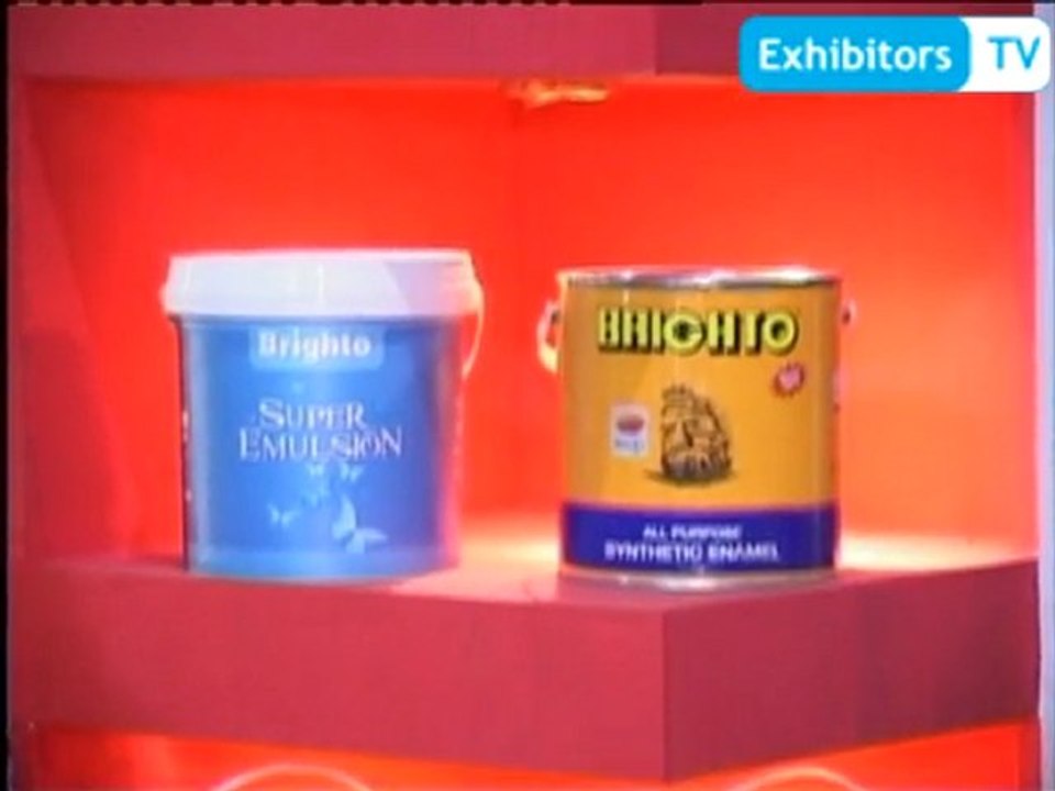 Brighto Paints (Pvt) Ltd. - leading manufacturer of "Perfumed Matt Finish Enamel" & "Gloss Finish" (Exhibitors TV Network @ 8th Build Asia 2012)
