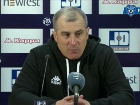L1 / 2012-13 : Toulouse 0-0 Bastia : Conf. de presse de A. Casanova