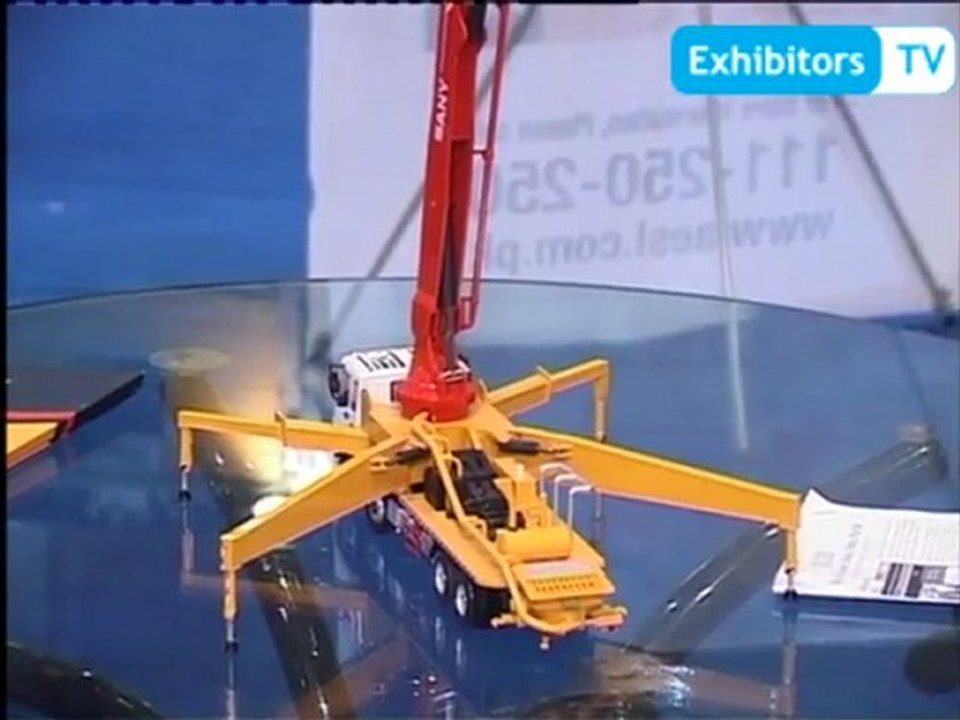 Apex Machinery (Pvt) Ltd promotes "Sany Mobile Concrete Pump" (Exhibitors TV @ 8th Build Asia 2012)