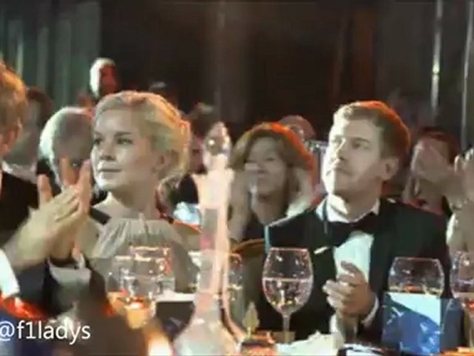 Hanna Sprater & Sebastian Vettel at FIA Gala 2012