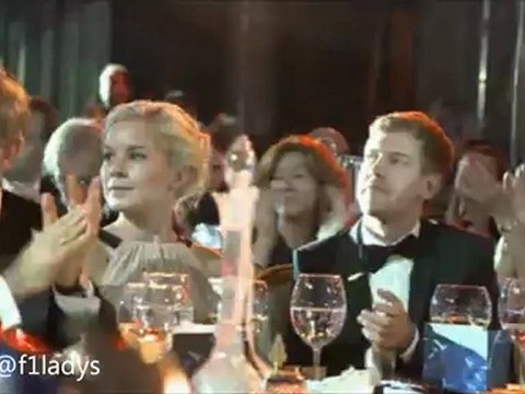 Hanna Sprater & Sebastian Vettel at FIA Gala 2012