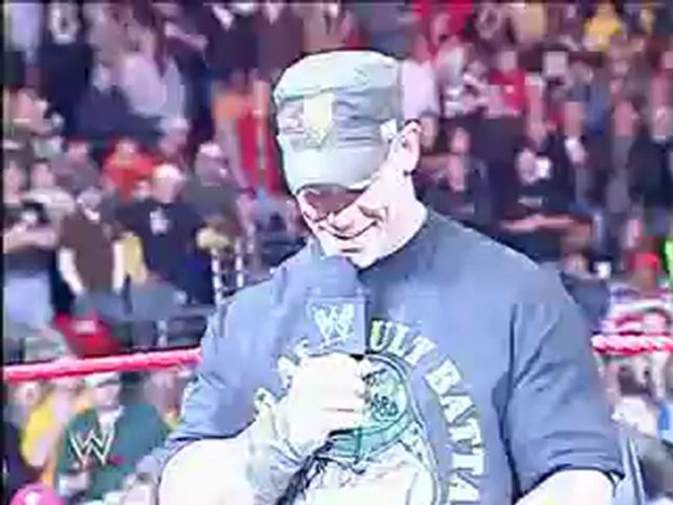 RAW 1-15-07_ John Cena & Umaga Contract Signing