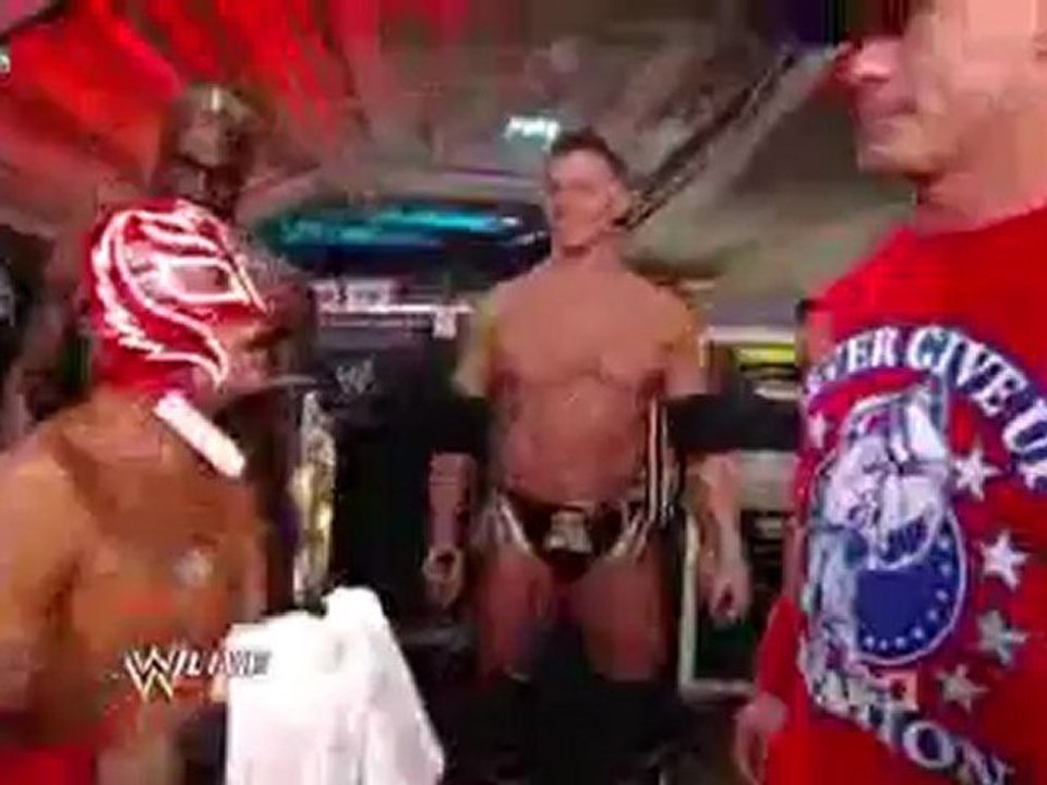 Rey Mysterio WWE Championship Celebration Backstage - Raw 7_25_11 [ HD ]