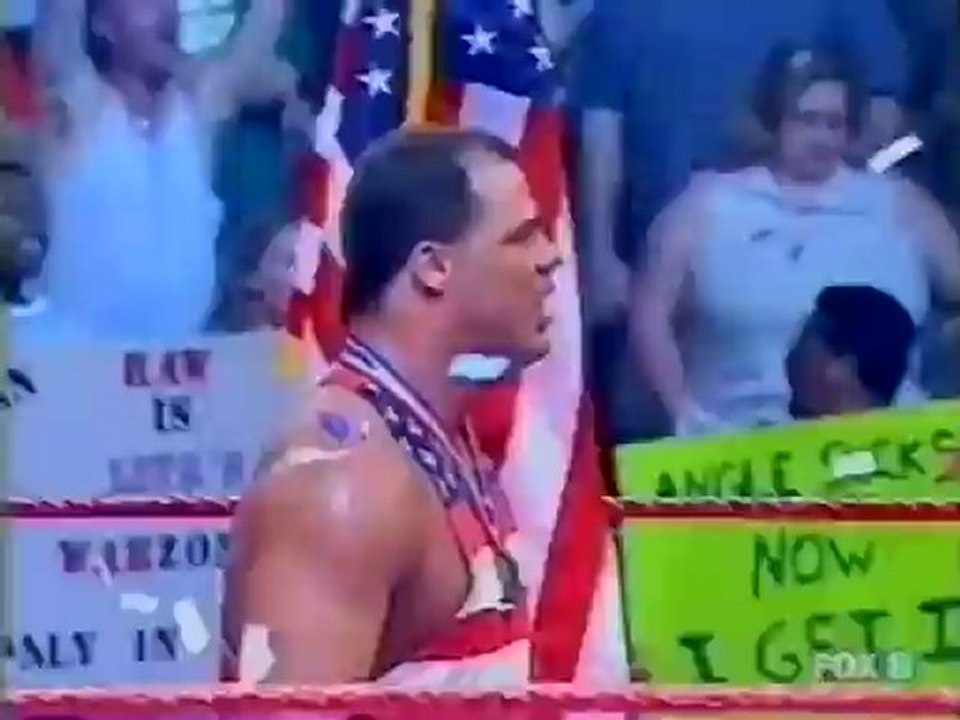 Shane McMahon(WCW Owner) Interferes Kurt Angles Award Ceremony