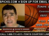 Houston Rockets versus Dallas Mavericks Pick Prediction NBA Pro Basketball Odds Preview 12-8-2012