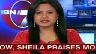 Congress party Politician- Sheila Dikshit praises Narendra Modi -- CNN IBN