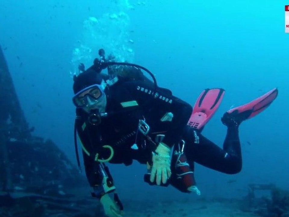 Aqualonde Plongée - Reportage Scuba People - Pongée sur la Barge aux congres