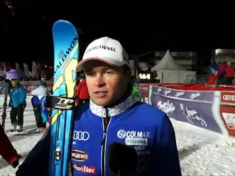 Itw d'Alexis Pinturault, vainqueur du slalom de Val d'Isère