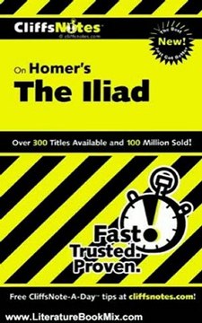 Literature Book Review: CliffsNotes on Homer's The Iliad (Cliffsnotes Literature Guides) by Bob Linn