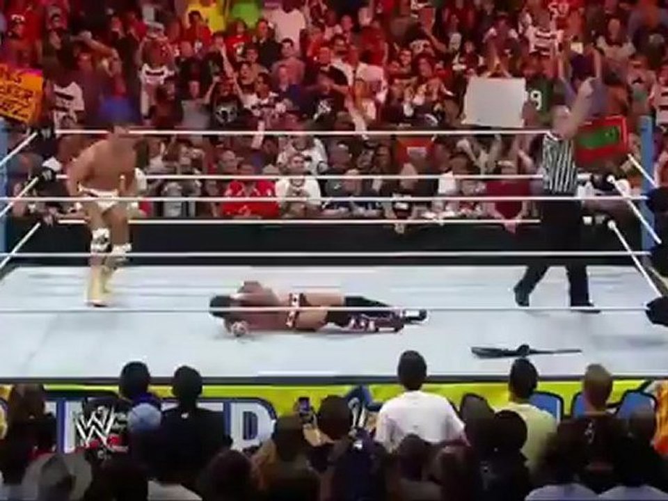 Alberto Del Rio Cashes in His Money in the Bank Briefcase 2011