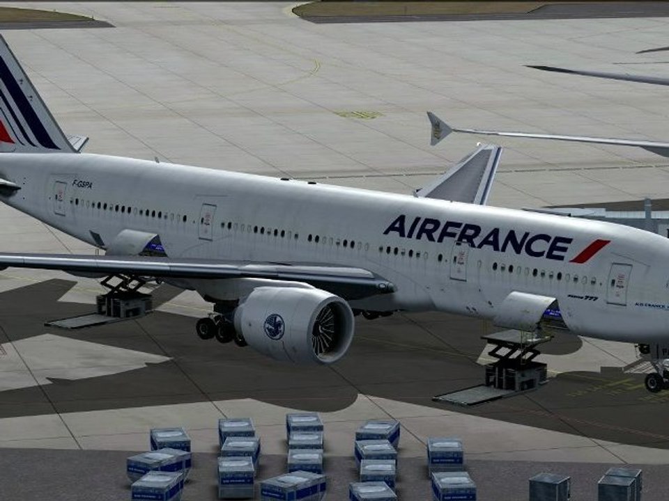 FS2004-Vol Paris-CDG / Punta Cana-B777 Air France HD 720