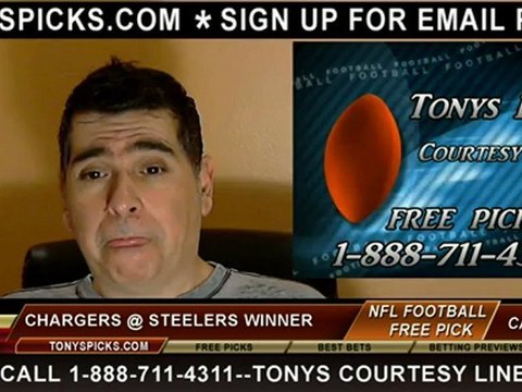 Pittsburgh Steelers versus San Diego Chargers Pick Prediction NFL Pro Football Preview 12-9-2012