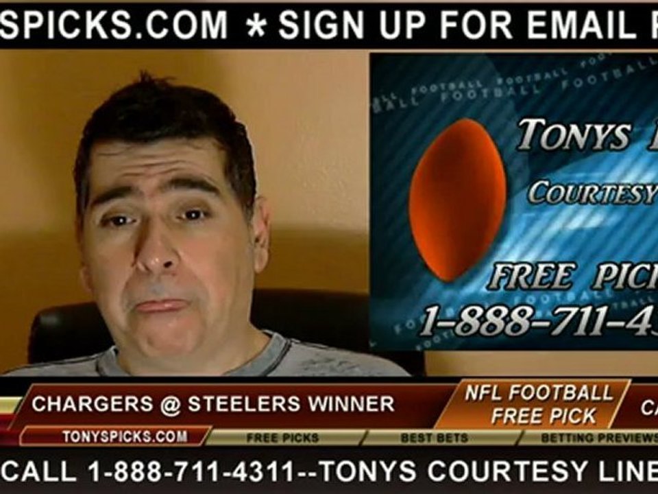 Pittsburgh Steelers versus San Diego Chargers Pick Prediction NFL Pro Football Preview 12-9-2012