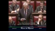 Casini - Dichiarazione di voto sulle disposizioni urgenti in materia di finanza (06.12.12)