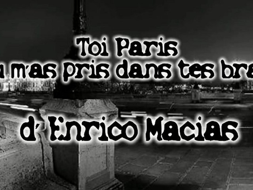 Paris tu m'as pris dans tes bras par Jean-Loup