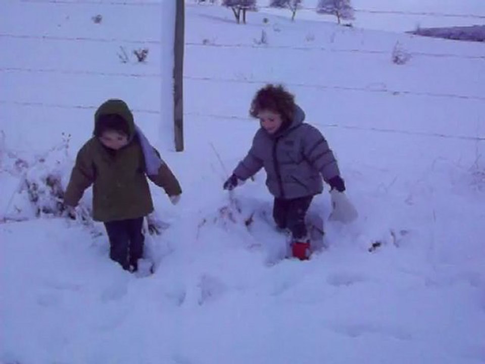 Minettes dans la neige 08/12/12