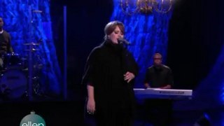 Adele - Chasing Pavements on The Ellen DeGeneres Show (10 Dec. 2008)