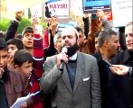 SİVEREK'TE BAŞÖRTÜSÜ YASAĞI PROTESTO EDİLDİ