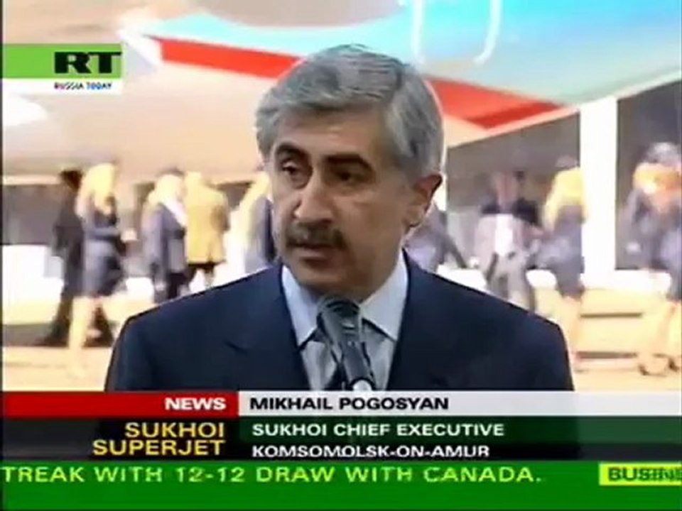 New Superjet 100 unveiled in Russia