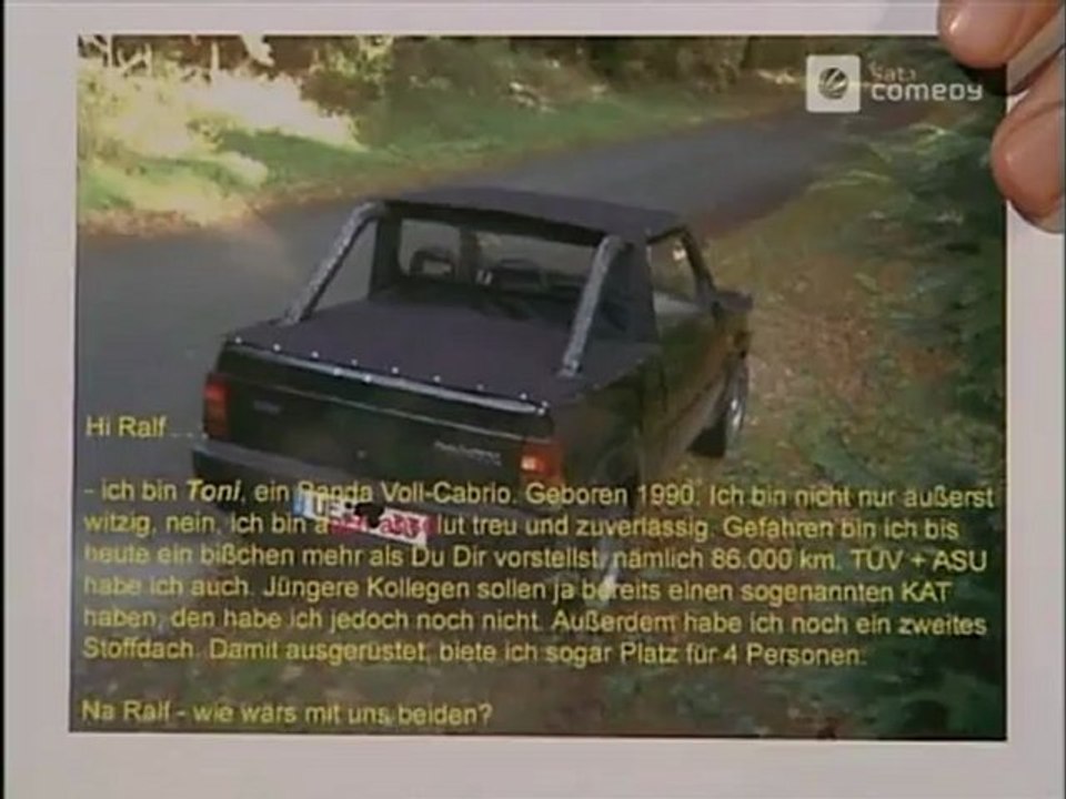 Die Harald Schmidt Show - 1160 - 2002-11-07 - Jessica Schwarz, Gebrauchtwagen