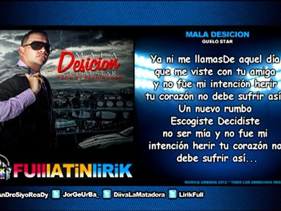 Guelo Star - Mala Decision [Letra]
