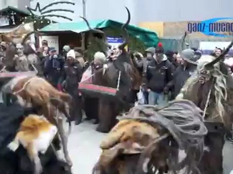 Krampuslauf christkindlmarkt münchen 2012