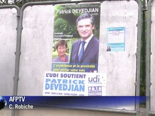 Législatives partielles: Devedjian vote à Antony