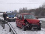 Snow sends German drivers into ditches