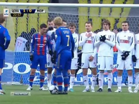 ЦСКА - Мордовия 19 тур ЧР 2012/13, 1 тайм
