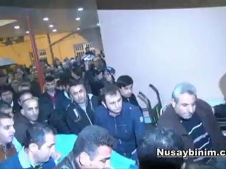Nusaybinde Ava giderken kazayla kendini vurdu