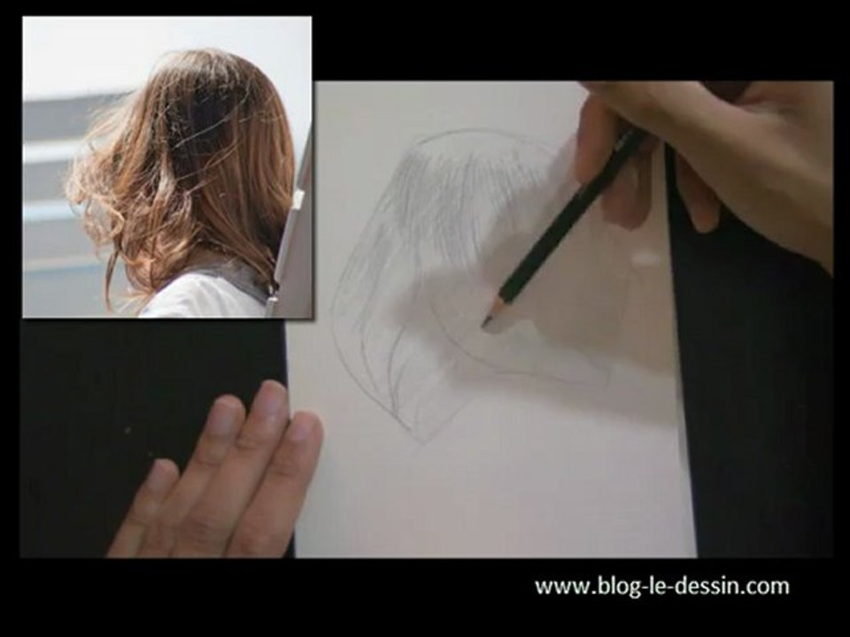 Dessiner des cheveux partie 3