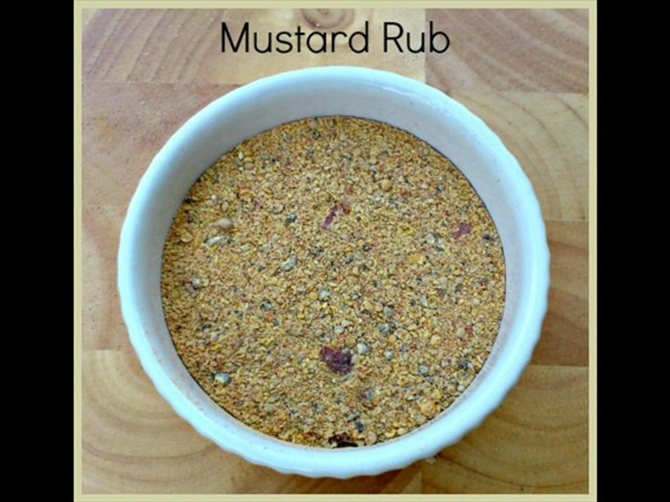 How to Make Mustard Rub