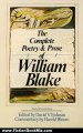 Fiction Book Review: The Complete Poetry & Prose of William Blake by William Blake, David V. Erdman, Harold Bloom, William Golding