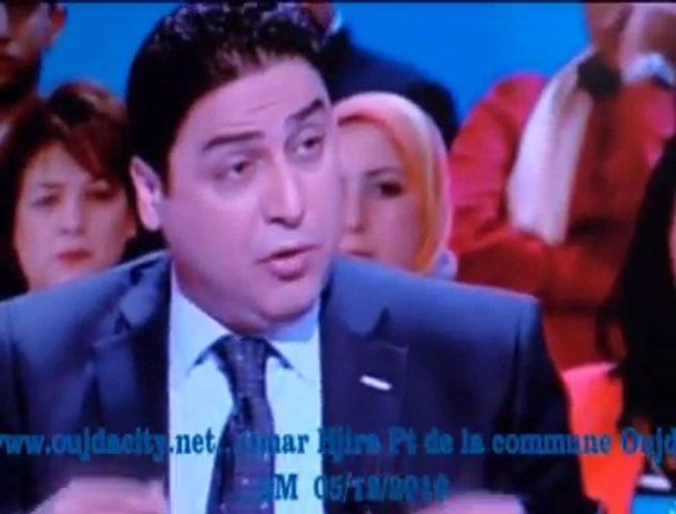 عمر حجيرة رئيس الجماعة الحضرية لوجدة  خلال  برنامج بالقناة الثانية حول قرار حكومة  عبد الاله بنكيران  بالاقتطاع  من أجور المضربين بجميع القطاعات