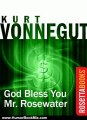 Humour Book Review: God Bless You, Mr. Rosewater (Kurt Vonnegut Series) by Kurt Vonnegut