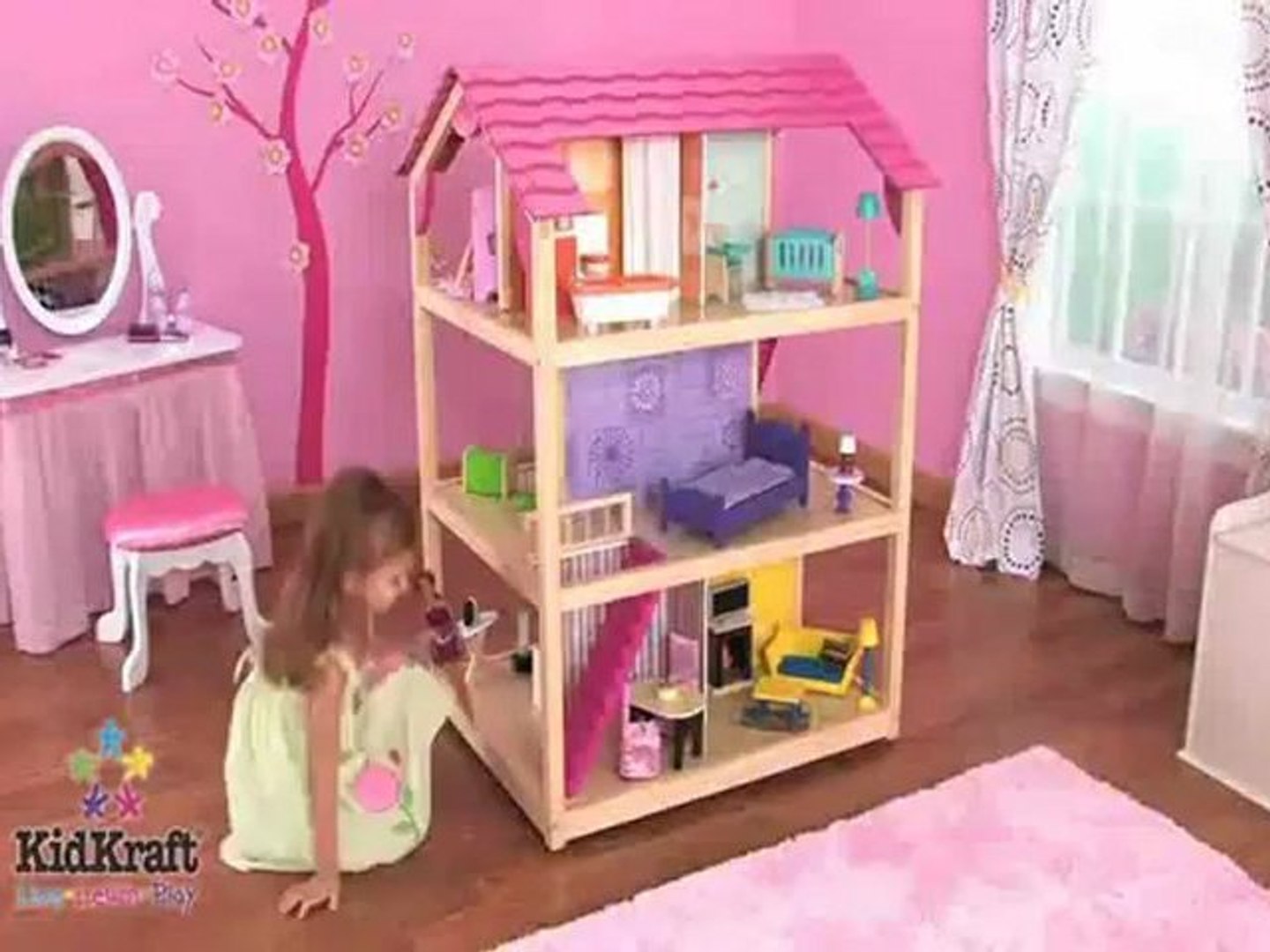 Kidkraft So Chic Dollhouse Video Dailymotion