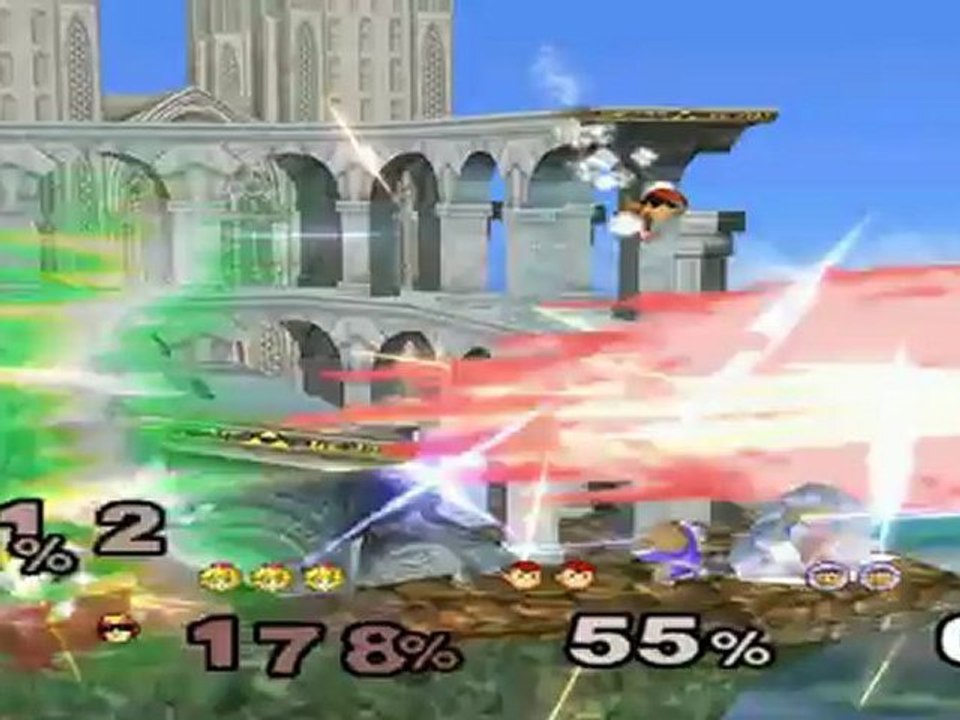 TEST stabilité emulateur + FRAPS super mash bros melee