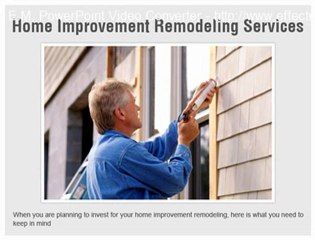 Home Improvement Contractors