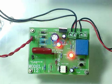 Incoming Phone Ring Light Flasher | Electronics Engineering Projects