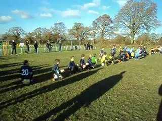 U8 Mériadec 1er décembre 2012 :Jeu du ballon musical!