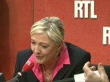 Marine Le Pen face aux auditeurs de RTL