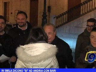 In 5mila dicono "sì" ad Andria con Bari