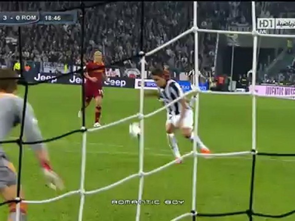 Juventus 4 - 1 Roma 29-09-2012: 3-0 Goal Matri (HD)
