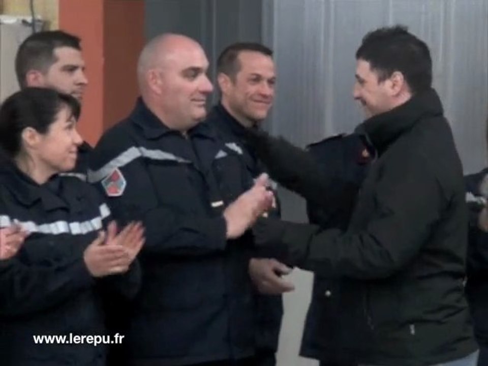 Pompiers d'Uèzs : le retour triomphal de David Stampone