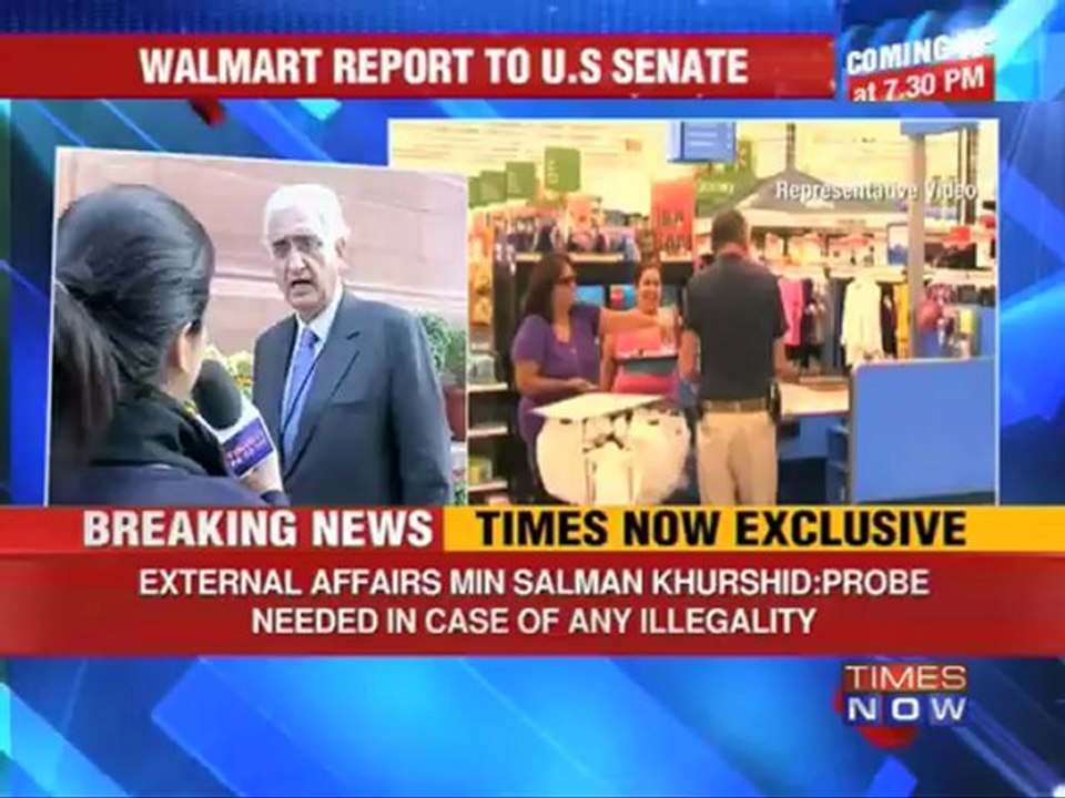 Salman Khurshid on the Walmart row