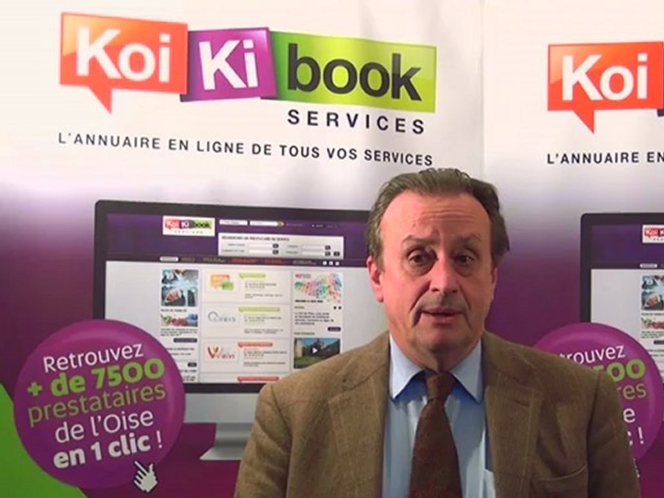 Présentation de KOIKIBOOK SERVICES par PHILIPPE ENJOLRAS, Président, CCI DE L OISE