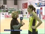 8 Aralık 2012 Sarıyer Belediyesi Fenerbahçe Maçı Sonrası İpek Soroğlu Röportajı