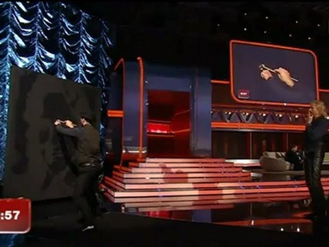 _Live Gluing__Portrait von Thomas Gottschalk @ Wetten, dass