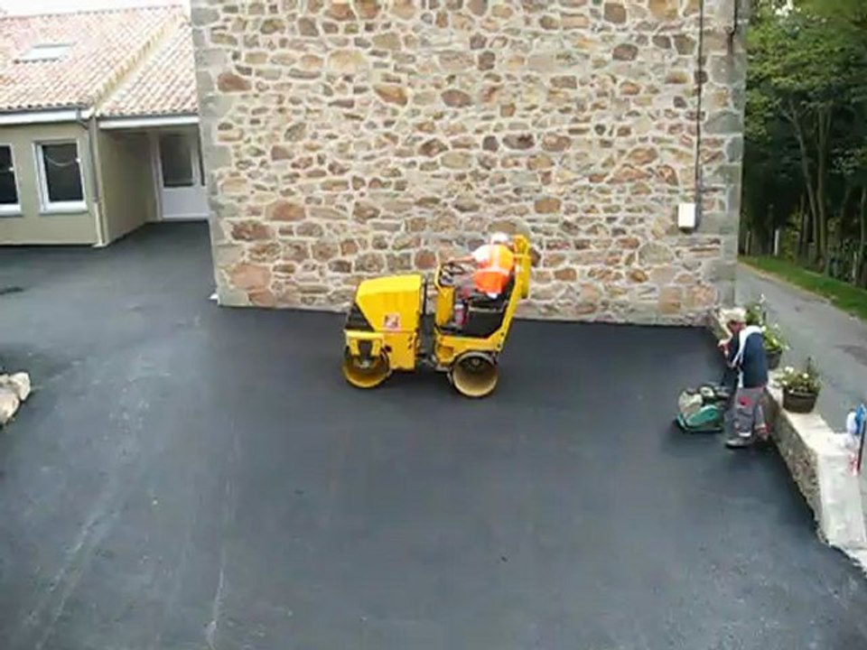 Lissage de la cour