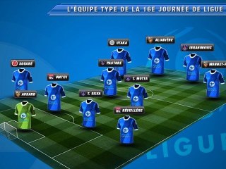 L'équipe-type de la 16e journée de Ligue 1